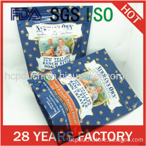 Printed Stand Up Foil Pet Food Packaging Bag